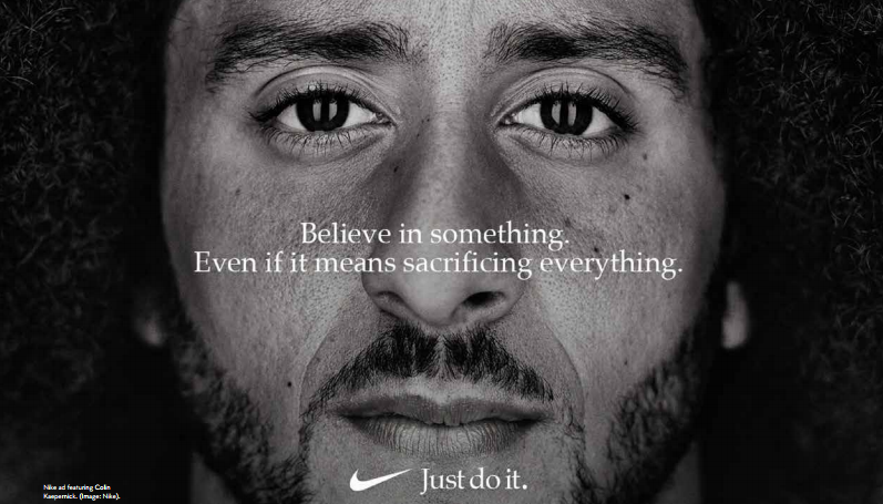 Believe in something. Even if it means sacrificing everything.
